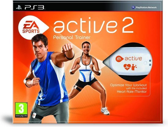 Playstation 3-EA Sports Active 2: Personal Trainer (Incl. Heart Rate Monitor) Tweedehands