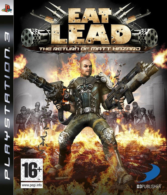 PlayStation 3 Eat Lead The Return of Matt Hazard, doos voorkant, tweedehands