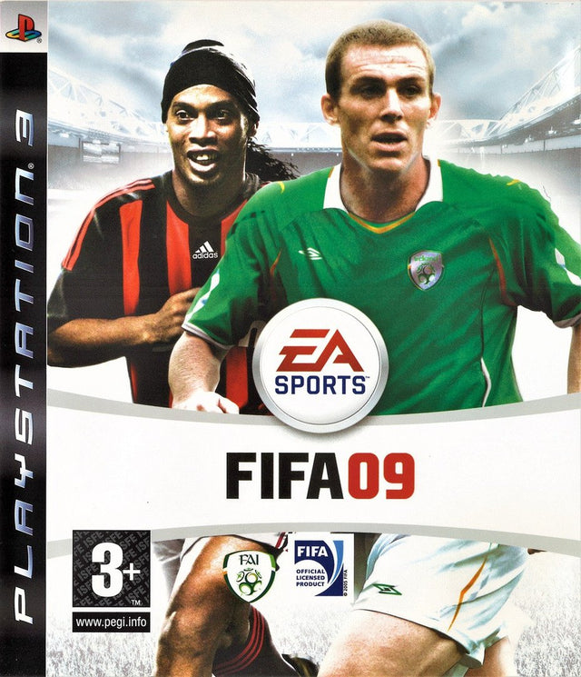 PlayStation 3 FIFA 09, doos voorkant, tweedehands