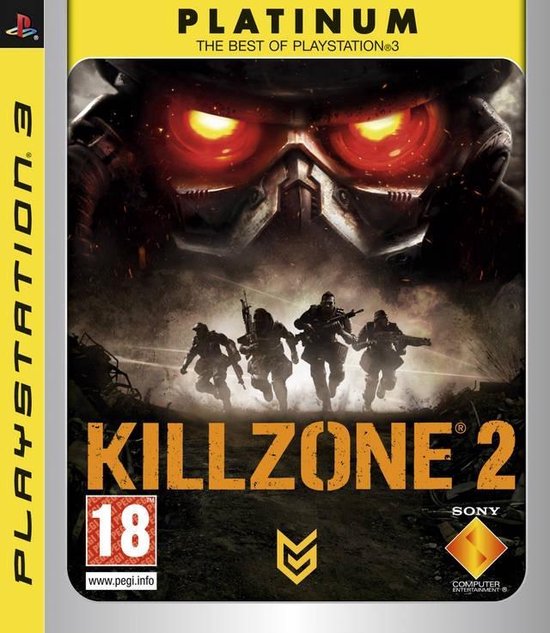 PlayStation 3 Killzone 2, doos voorkant, Platinum-uitgave