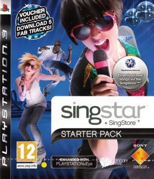 PlayStation 3 SingStar Starter Pack, doos voorkant, tweedehands