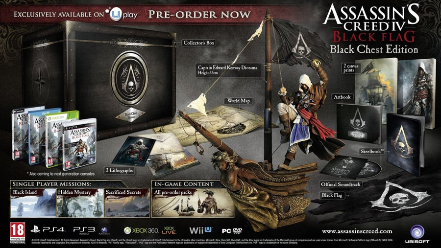 Playstation 4-Assassin's Creed IV: Black Flag - Collector's Editions Tweedehands