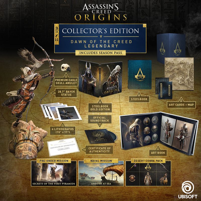 PlayStation 4-Assassin's Creed: Origins - Dawn of the Creed Legendary Edition Tweedehands