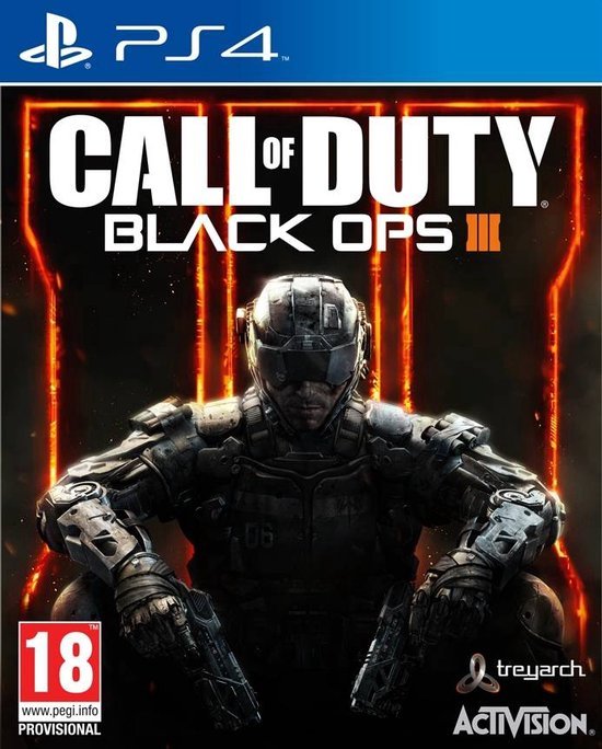 PlayStation 4 Call of Duty Black Ops III, doos voorkant, tweedehands