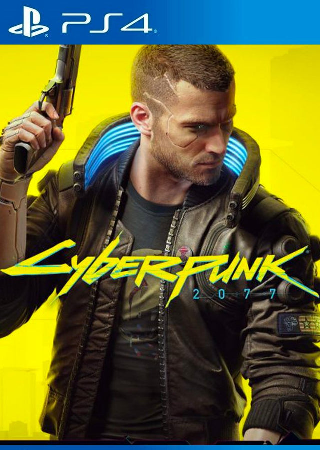 PlayStation 4 Cyberpunk 2077, doos voorkant, tweedehands