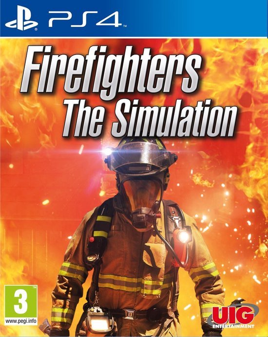 PlayStation 4 Firefighters The Simulation, doos voorkant, tweedehands