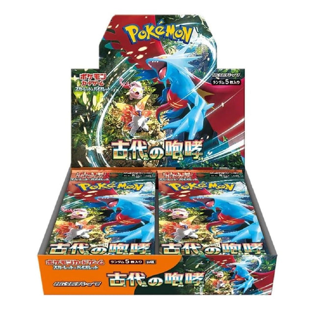 Pokémon Ancient Roar booster box Japans, Japanse displaydoos sv4K voorkant