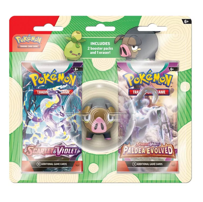 Pokemon-Back to School Eraser Blister – Luchonk (Nieuw)