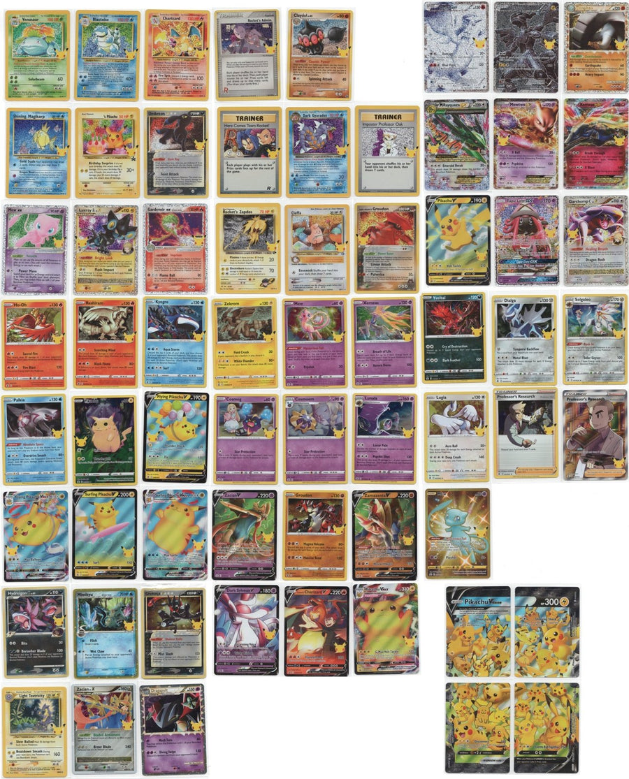 Pokemon-Celebrations Mint Complete Set: 50/50 + 14 Promos (Incl. 4-Pocket Binder) Tweedehands
