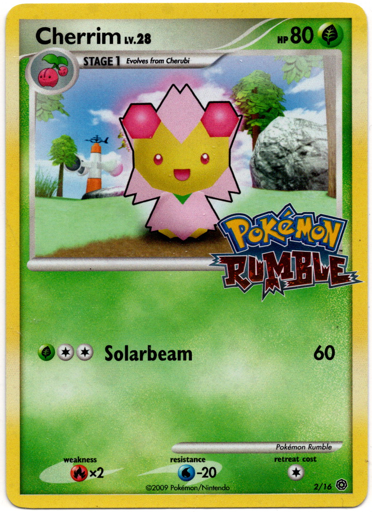 Pokemon-Rumble - Cherrim - 2/16 - Losse Kaart - NM Tweedehands