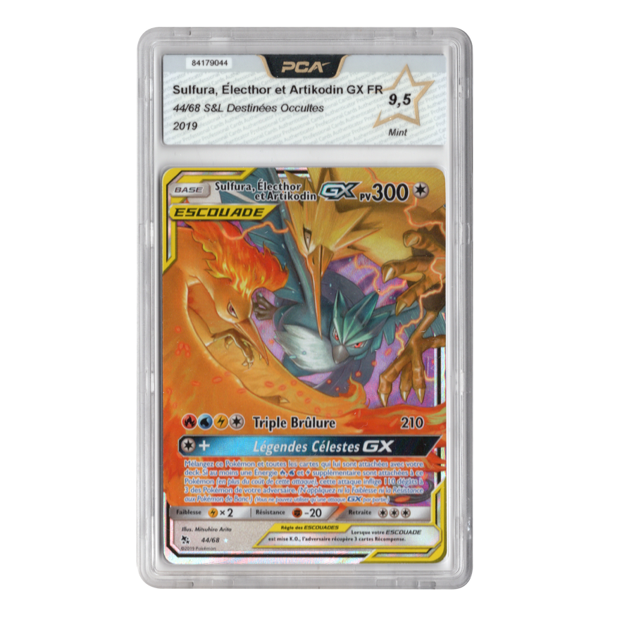 Pokemon-Sulfura, Electhor Et Artikodin GX - Soleil & Lune 44/68 - French - Graded PCA 9.5 MINT - 2019 Tweedehands