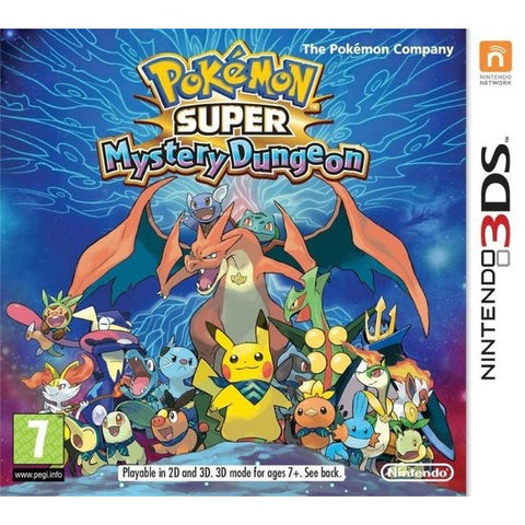 Nintendo 3DS Pokémon Super Mystery Dungeon, doos voorkant, tweedehands