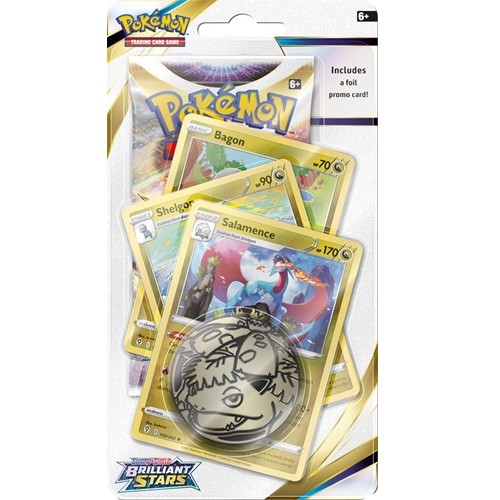 Pokemon-TCG Brilliant Stars Premium Checklane (Salamence) (Nieuw)