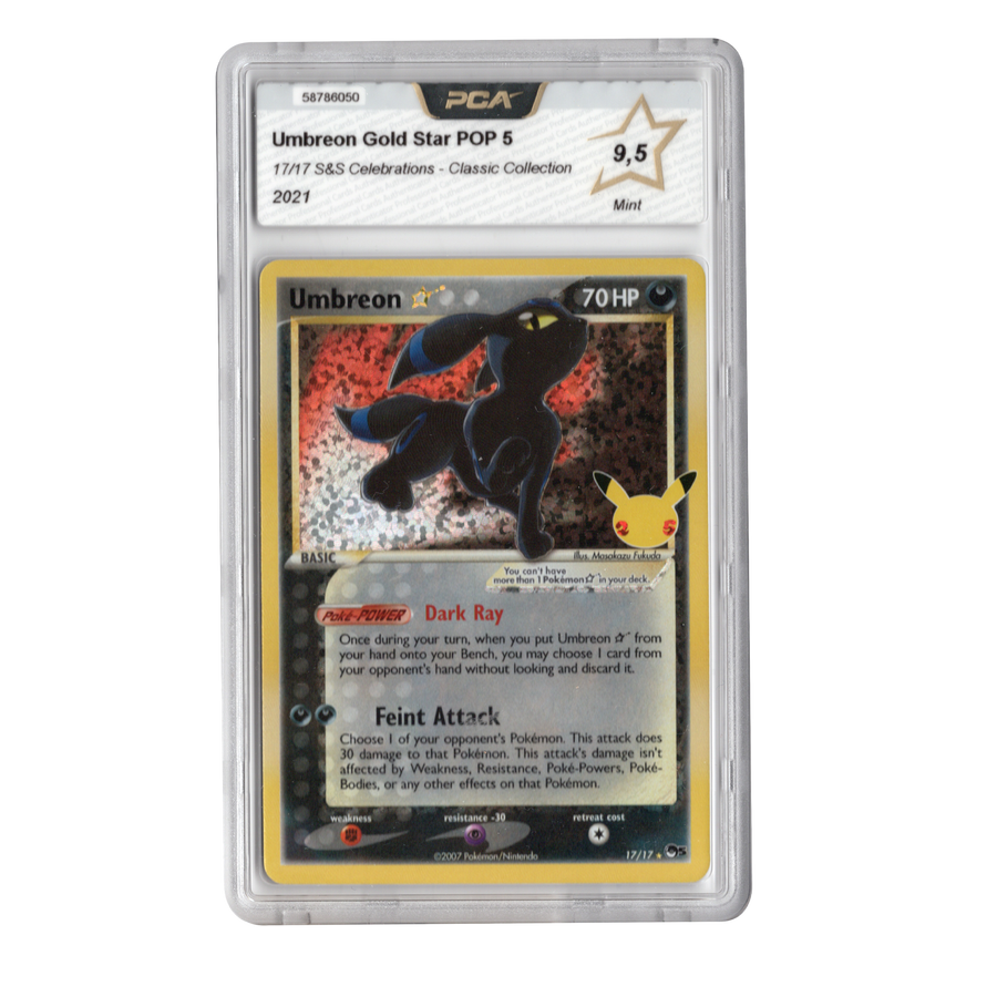 Pokemon-Umbreon Gold Star - 17/17 S&S Celebrations - English - PCA 9.5 Mint - 2021 Tweedehands
