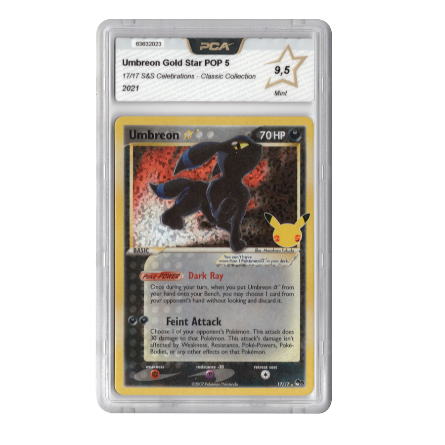 Pokemon-Umbreon Gold Star - 17/17 S&S Celebrations - English - PCA 9.5 Mint - 2021 Tweedehands
