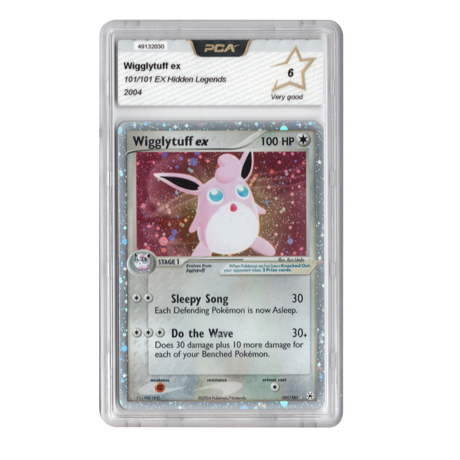 Pokemon-Wigglytuff ex - 101/101 EX Hidden Legends - English - PCA 6 Very Good - 2004 Tweedehands