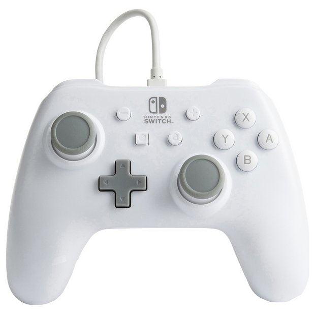 PowerA-Bedrade Controller voor Nintendo Switch - Wit Tweedehands