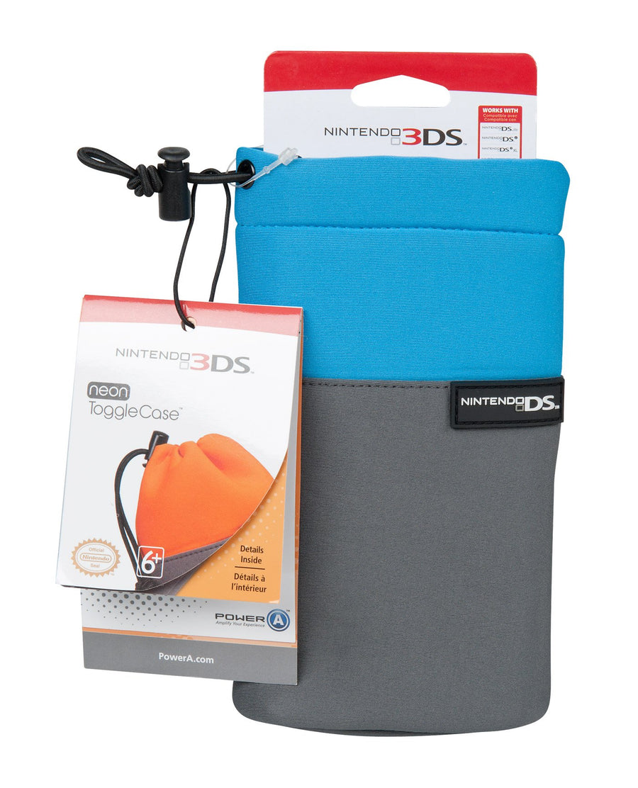 PowerA-Neon Toggle Case voor Nintendo (New) 3DS (XL) - Blauw (Nieuw)