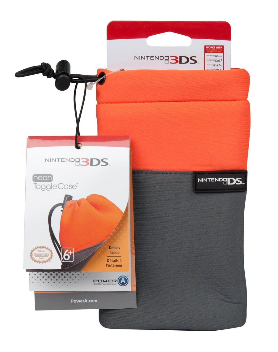 PowerA-Neon Toggle Case voor Nintendo (New) 3DS (XL) - Oranje (Nieuw)