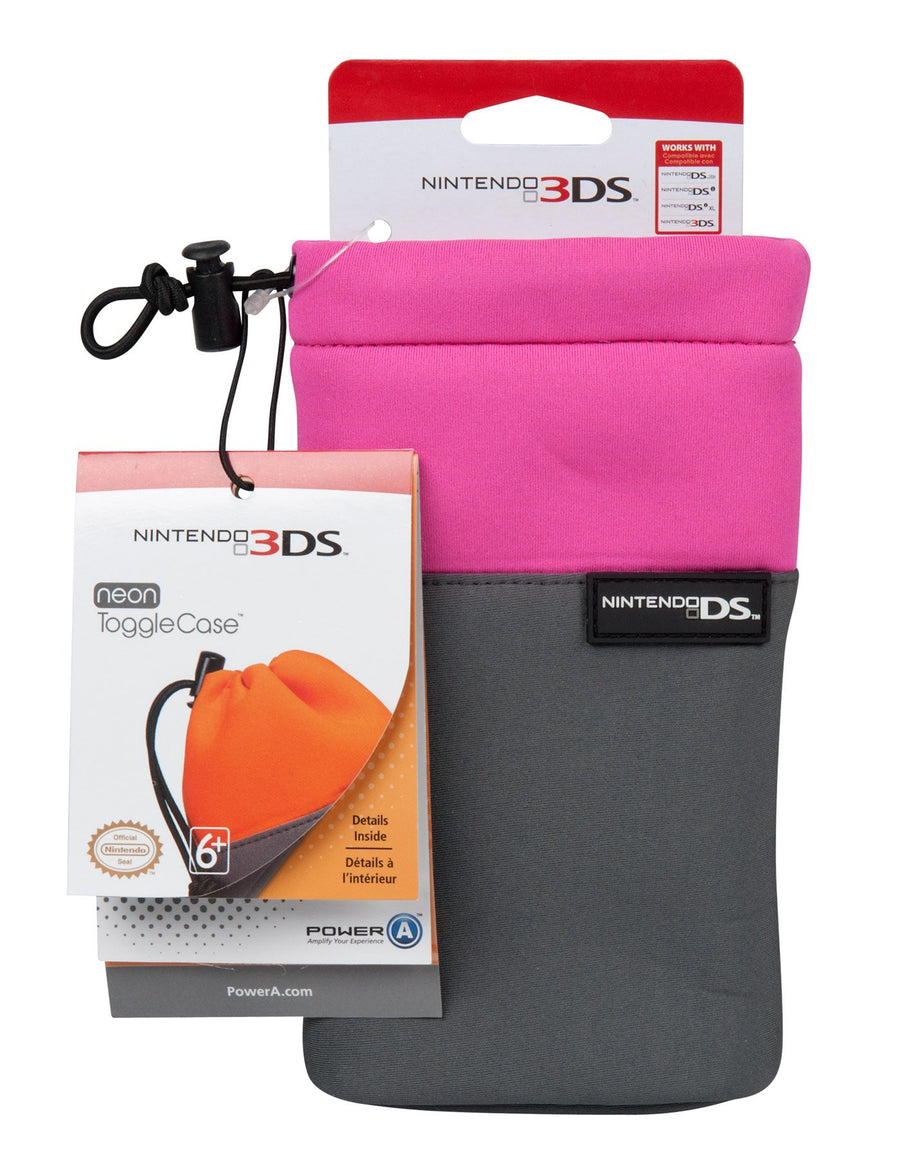 PowerA-Neon Toggle Case voor Nintendo (New) 3DS (XL) - Roze (Nieuw)