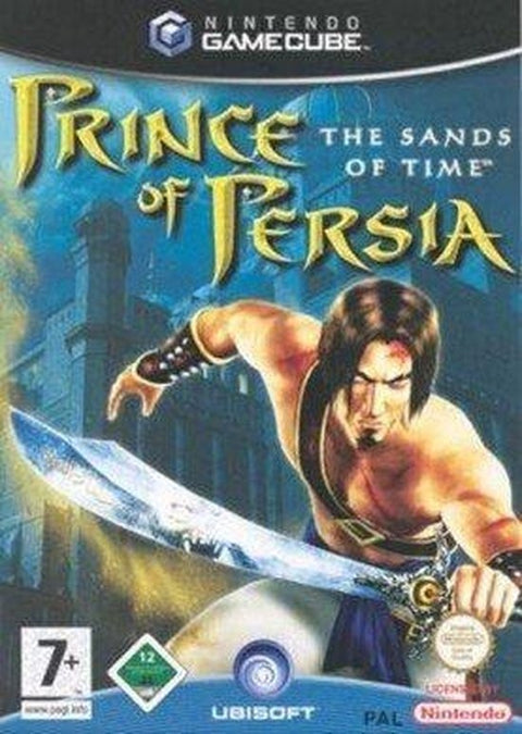 Nintendo GameCube Prince of Persia The Sands of Time, doos voorkant met USK 12-label, tweedehands