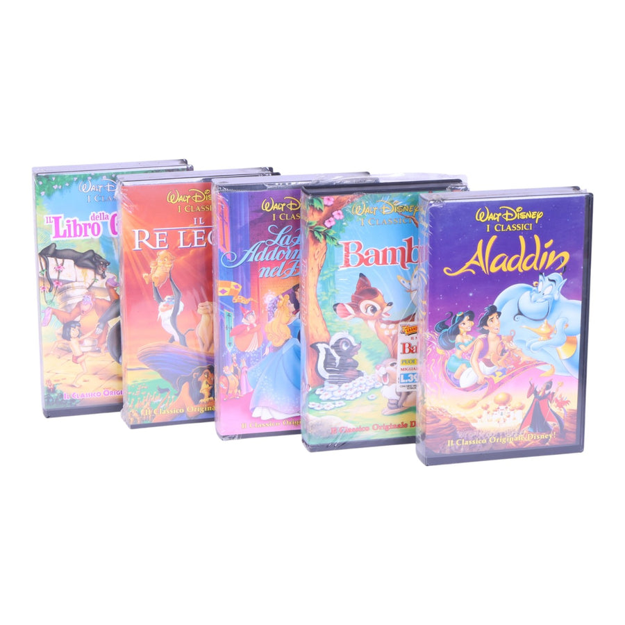 Walt Disney I Classici - 5 Italiaanse VHS Cassettes