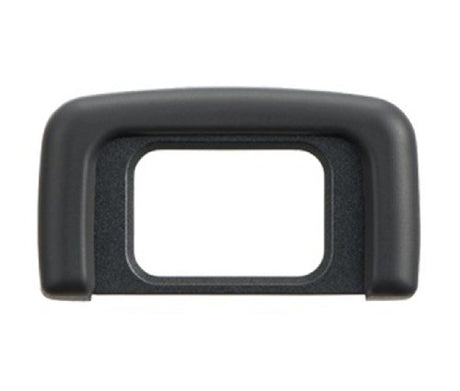 Oogschelp DK-25 voor Nikon, zwarte rubberen oogschelp van voren