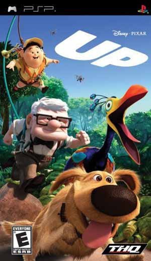 PlayStation Portable PSP Disney Pixar Up van THQ, ESRB-hoes met Carl, Russell, Dug en Kevin, tweedehands