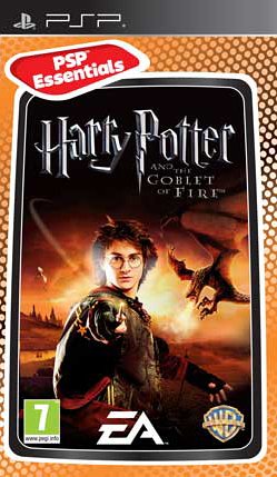 PlayStation Portable PSP Harry Potter and the Goblet of Fire, doos voorkant van de PSP Essentials-uitgave