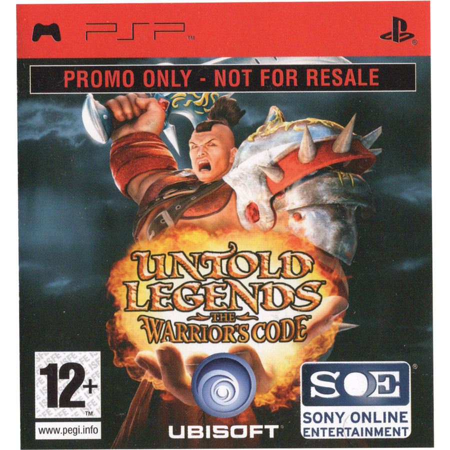 PSP-Untold Legends: The Warrior's Code (NOT FOR RESALE) Tweedehands