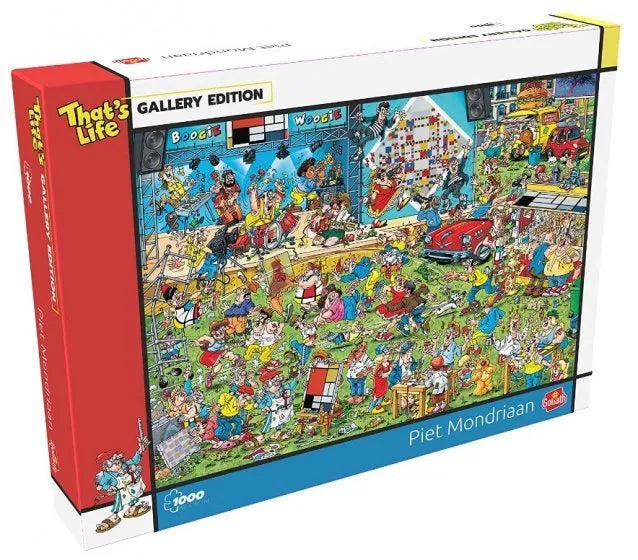 That's Life-That's Life Gallery Edition: Piet Mondriaan - 1000 Stukjes - Puzzel (Nieuw)