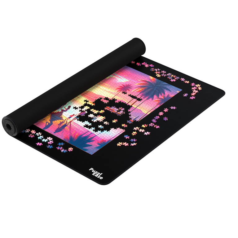 PuzzlEase-Luxe Antislip Puzzelmat XXL met Foamtube - Puzzels 3000 Stukjes - 95x150 cm (Nieuw)