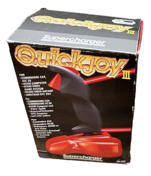 Quickjoy-II Supercharger Joystick voor C64 / Atari Consoles (In doos) Tweedehands