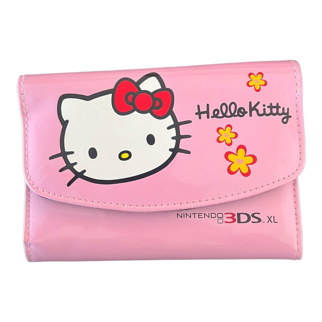R.D.S. case voor Nintendo New 3DS XL, Hello Kitty, roze, gesloten, tweedehands