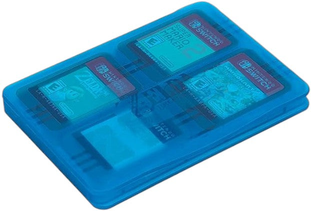 R.D.S.-Game Case voor 4x Switch Game Cartridge Games - Blauw Tweedehands