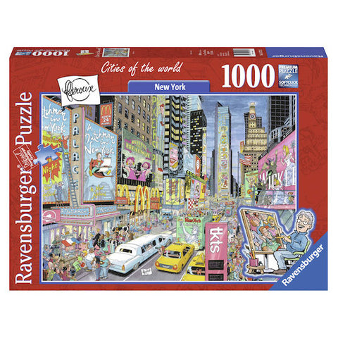 Ravensburger-Puzzel Cities of the World New York 1000 Stukjes (Nieuw)