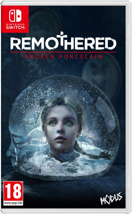 Nintendo Switch Remothered Broken Porcelain, doos voorkant, tweedehands