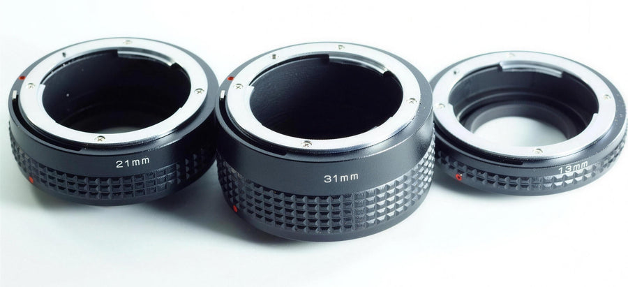 Macro Extensionringen / Tussenringen Set 13mm 21mm 31mm voor Nikon F