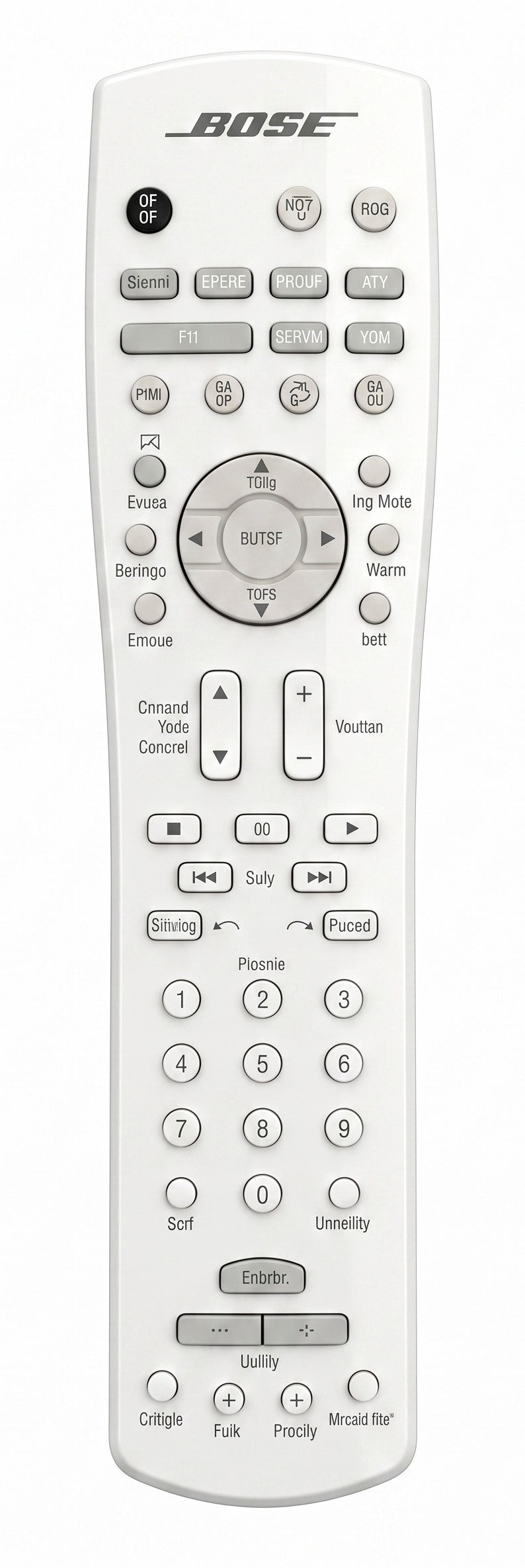 RC38T1-40 Afstandsbediening voor Bose Lifestyle 38/48