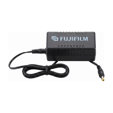 Fujifilm AC-3VX adapter voor FinePix camera's, zwart, adapterblok met Fujifilm-logo en DC-kabel, tweedehands