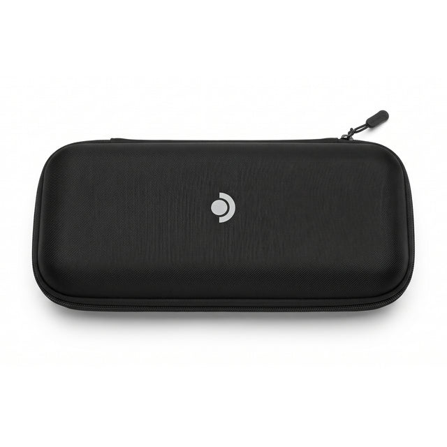 Valve Steam Deck hard case, zwart, gesloten draagcase met rits en Steam Deck-logo, tweedehands