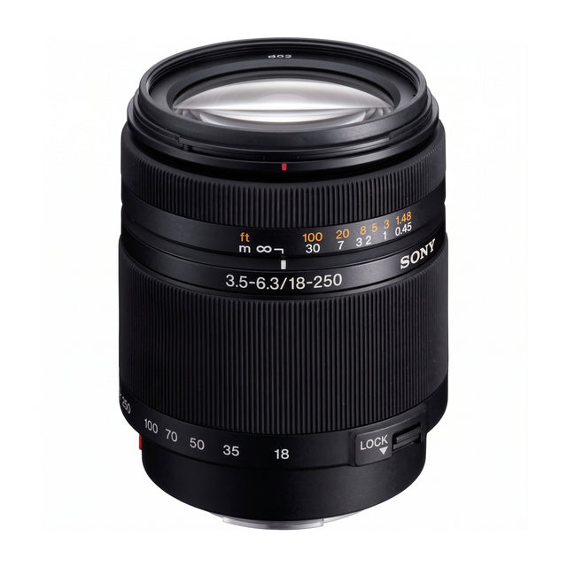 Sony DT 18-250mm f/3.5-6.3 (SAL18250) lens - Zwart
