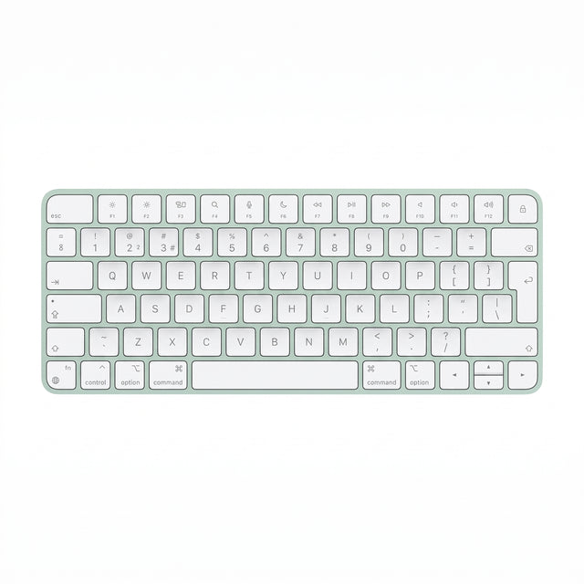 Apple Magic Keyboard A2450 draadloos toetsenbord, Mint/Groen met witte toetsen, bovenaanzicht