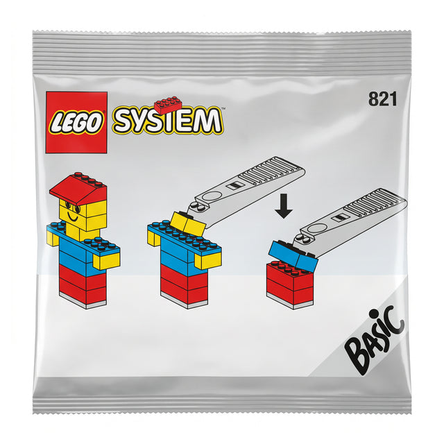 LEGO Brick Separator Grijs 821, polybag voorkant