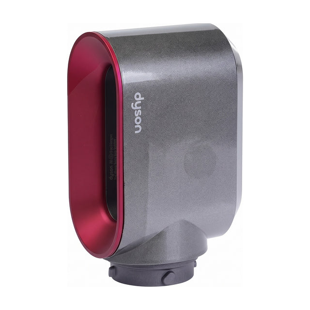 Dyson Airwrap föhn-opzetstuk, fuchsia met grijs, met Dyson-logo op de zijkant, schuin van voren, tweedehands