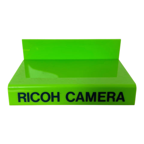 Ricoh-Camera Displaystandaard – Acryl Vintage Winkeldisplay - Groen Tweedehands