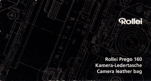 Rollei-Camera Leren Case voor Prego 160 (Nieuw)
