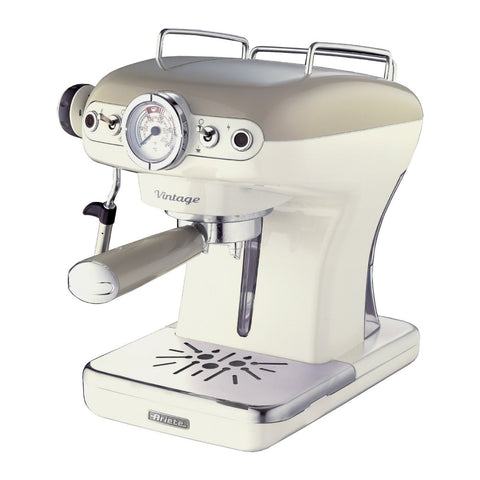 Ariete-Vintage Espressomachine 1389 Retro Espresso Machine - Beige (Nieuw)