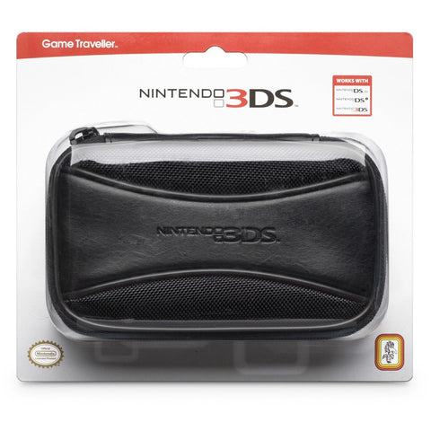 R.D.S.-Case voor Nintendo 3DS, DSi en DS Lite - Zwart/Leer (Nieuw)