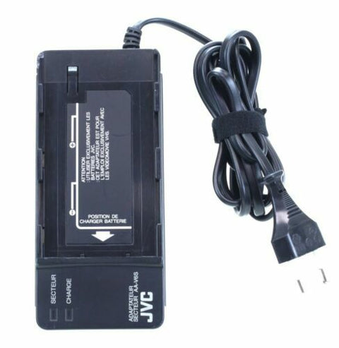 JVC AA-V6S AC-adapter en batterijlader voor camcorder, met stroomkabel, tweedehands